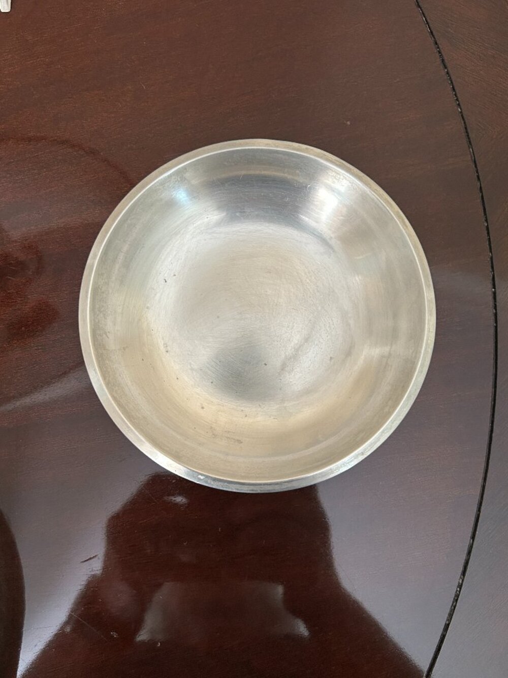 Tiffany & Co Vintage Sterling Silver low bowl #23514, 5.25"D - Picture 2 of 8